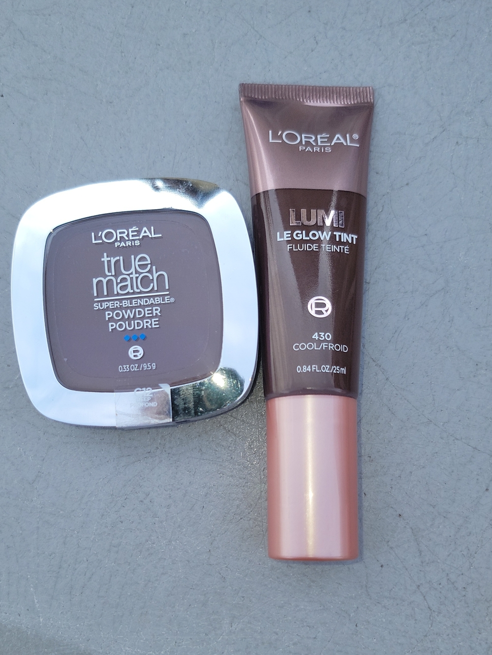 Lumi Le Glow Tint 430 Cool + True Match Powder - Pink Brown